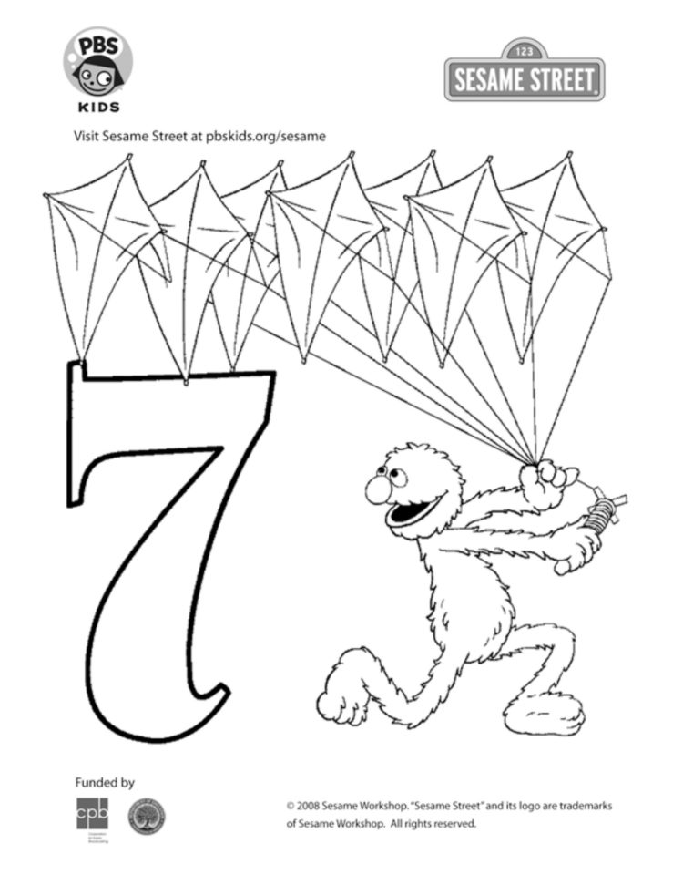 The number coloring page kids coloringâ kids for parents