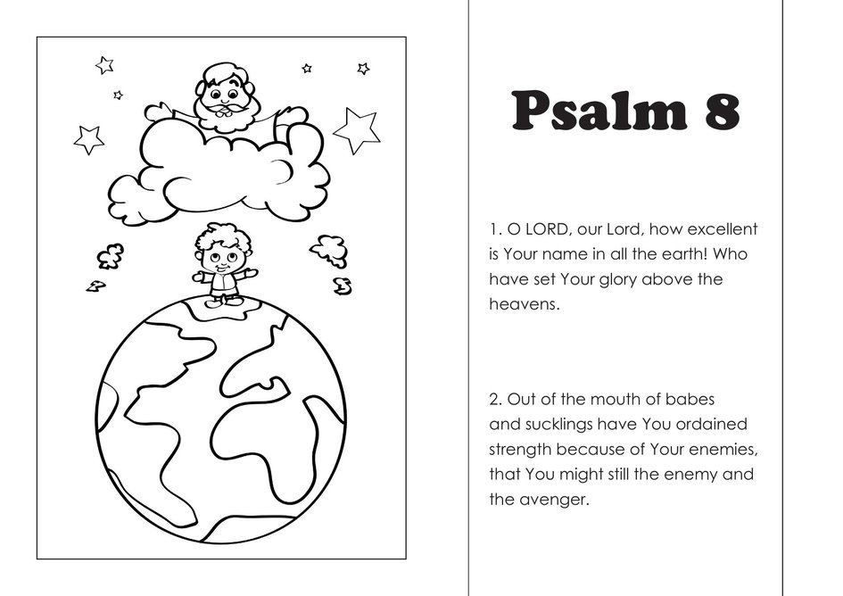 Coloring pages psalm my wonder studio