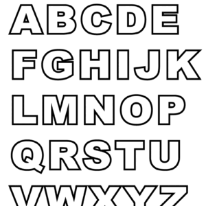 Abc coloring pages printable for free download