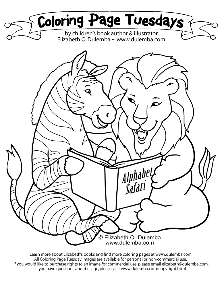 Coloring page tuesday