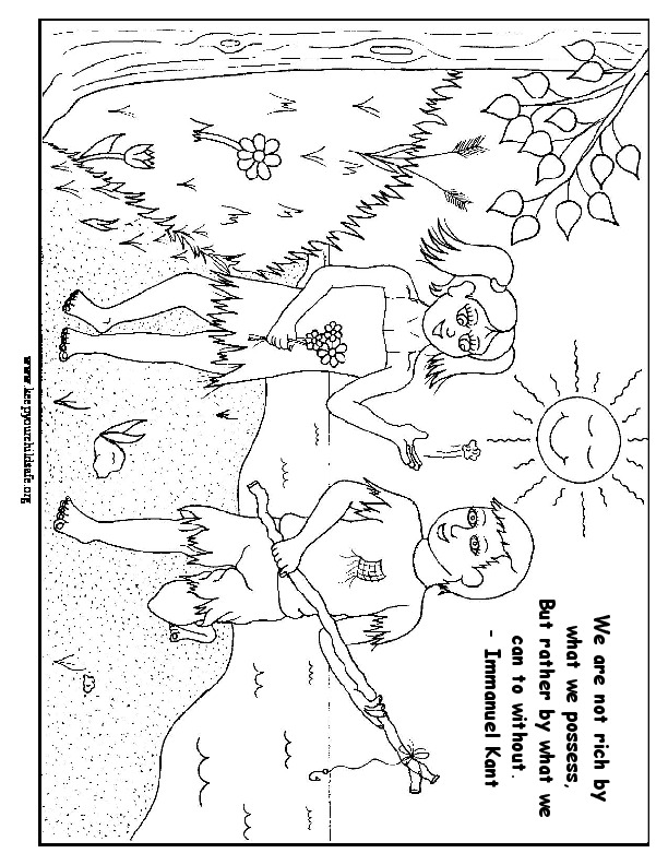 Character education values coloring pages