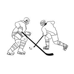Colorado avalanche logo coloring page for kids