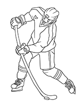 Colorado avalanche logo coloring picture