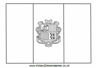 Andorra flag louring page