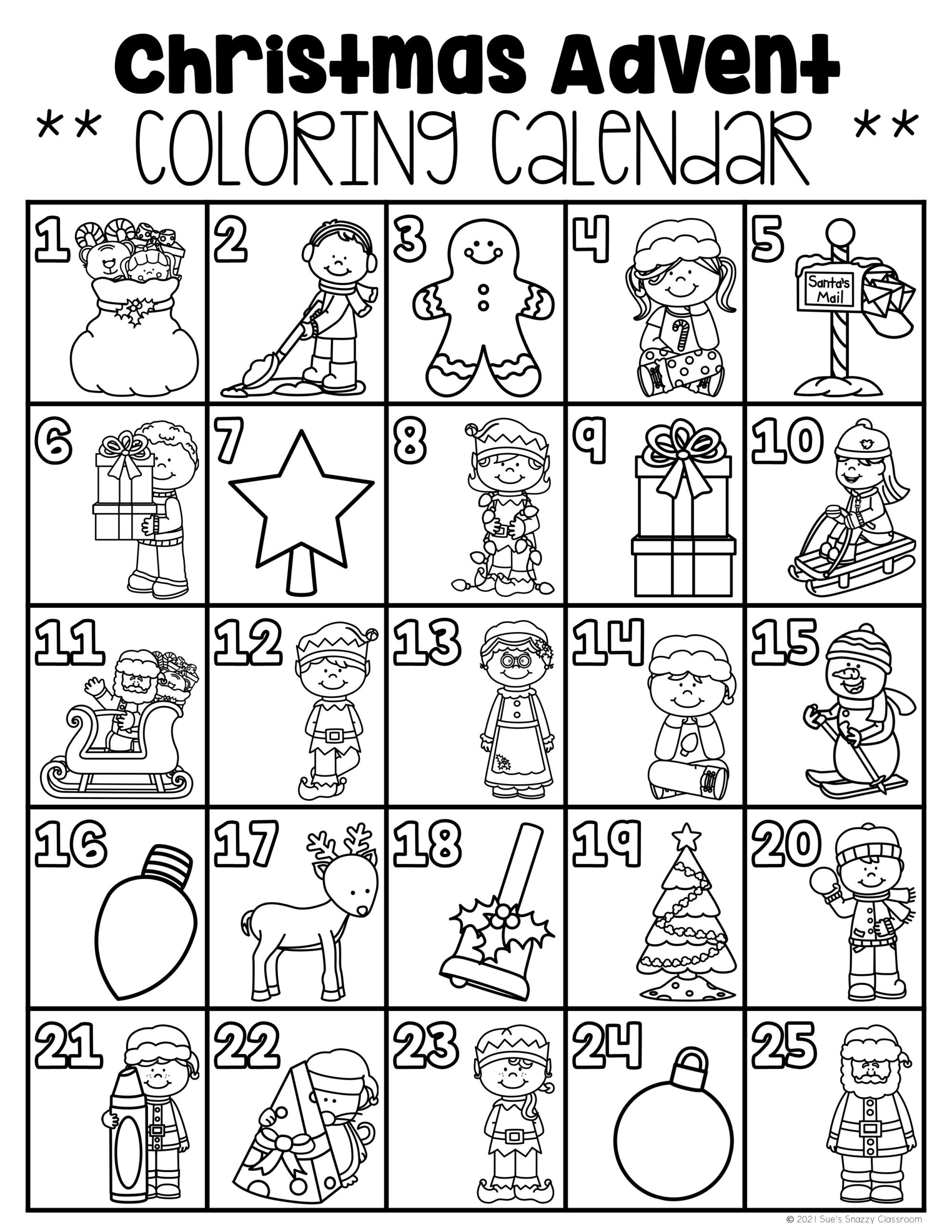 Christmas countdown and advent calendars