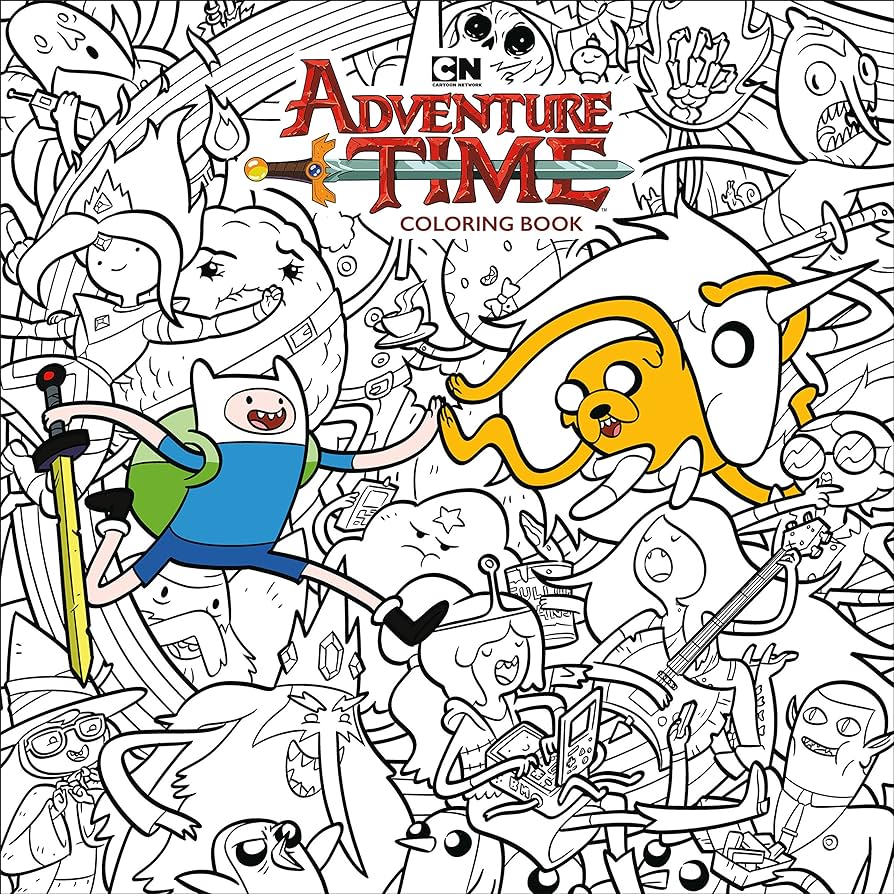 Adventure time loring book cartoon network chan ron lamb braden mcginty ian paroline shelli books
