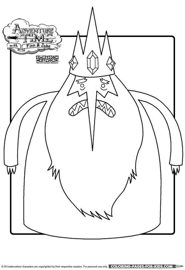 Adventure time color page
