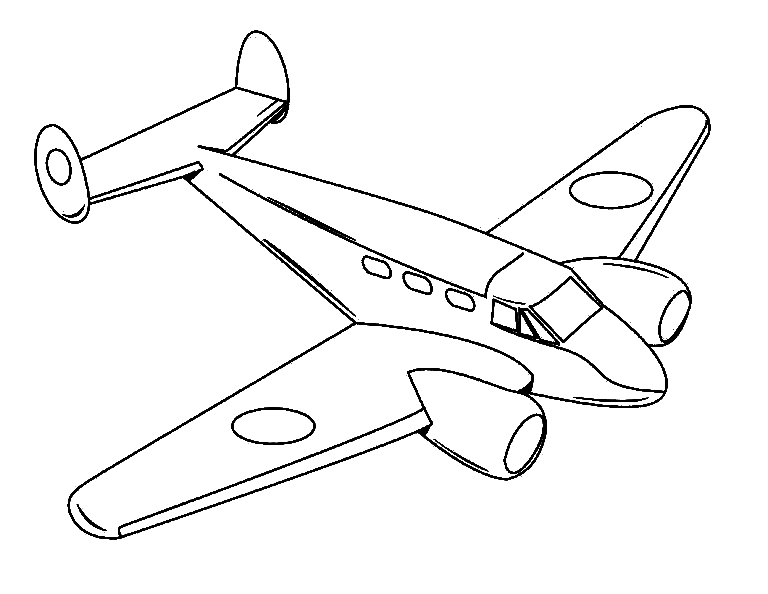 Airplane coloring pages printable for free download