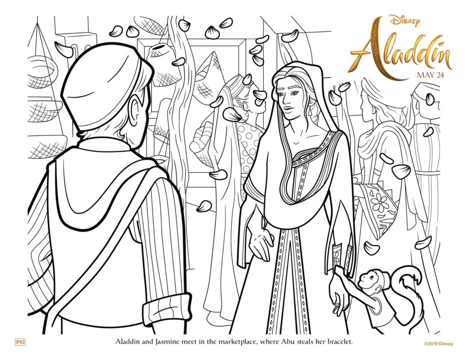 Aladdin coloring pages and activity sheets crazy adventures in parenting