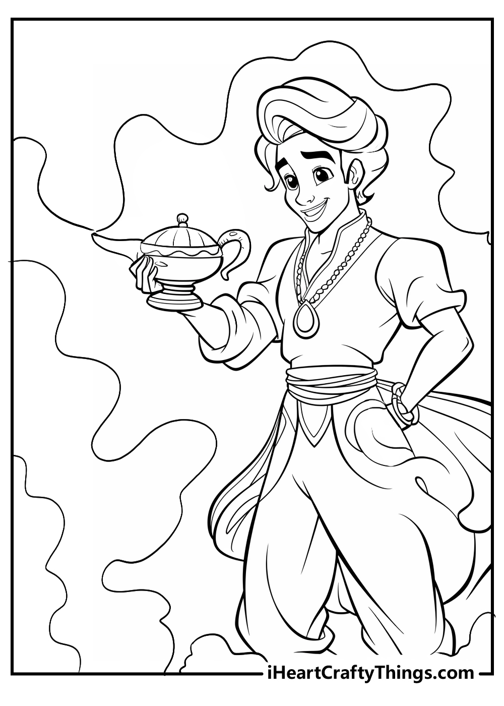 Printable aladdin coloring pages updated