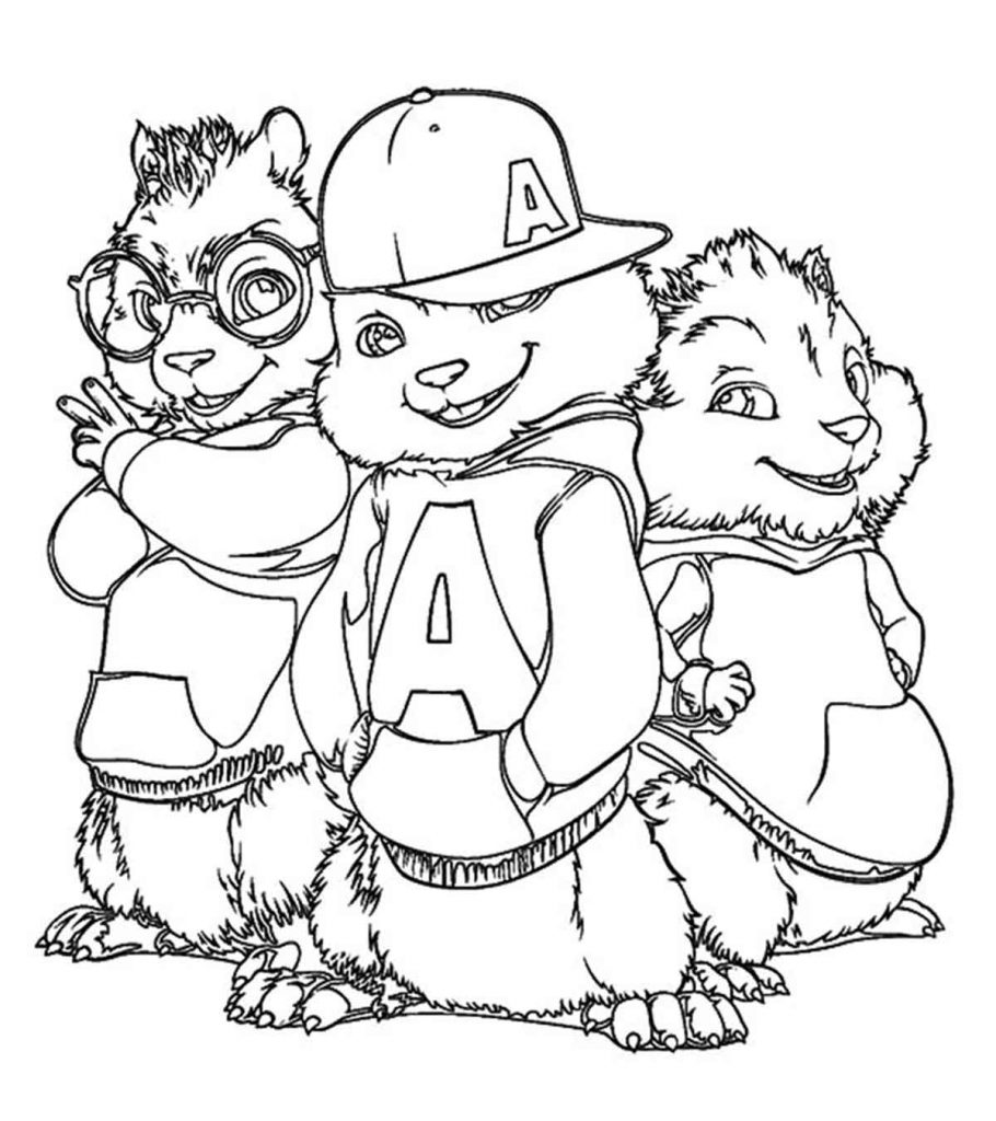 Top free printable alvin and the chipmunks coloring pages online