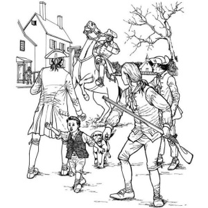 Story of the amerin revolution coloring book copeland peter f books