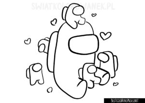 Among us coloring pages