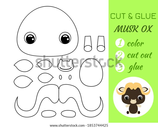 Simple educational game coloring page cut stock vector royalty free