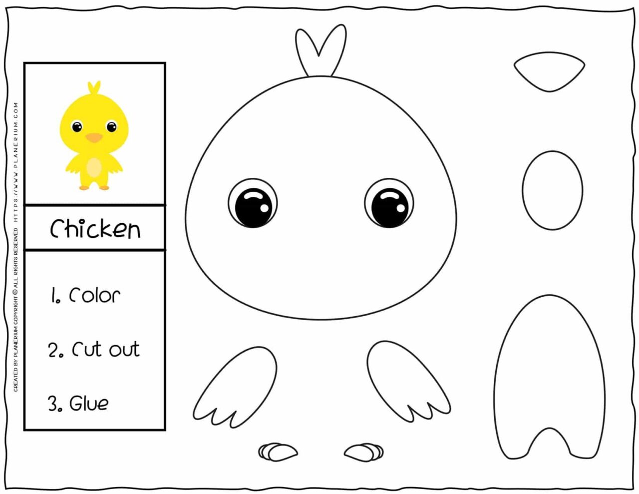 Cut and glue worksheets