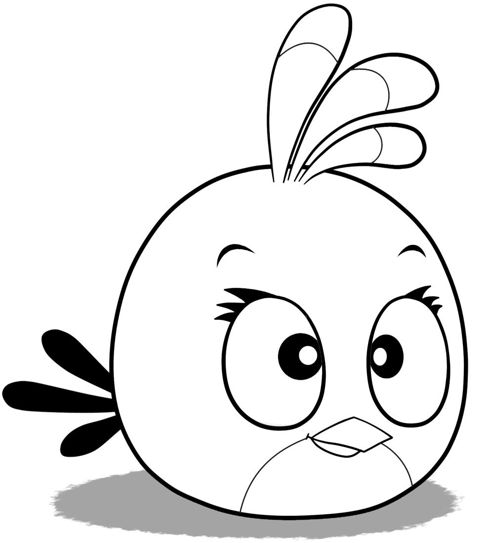 Free printable angry bird coloring pages for kids