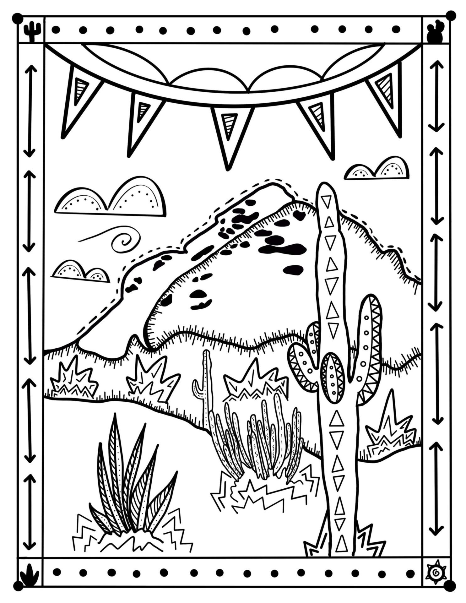Grab your crayons and unwind desert botanical garden