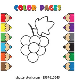 Coloring pages kindergarten children stock vector royalty free