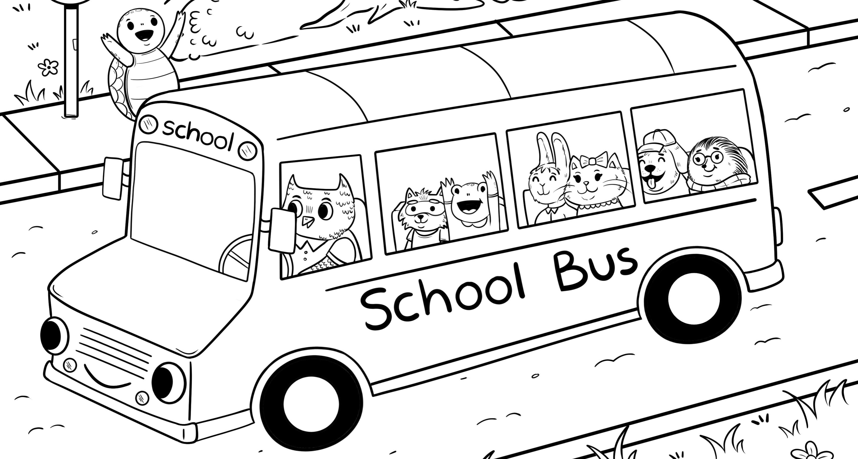 Back to school coloring pages