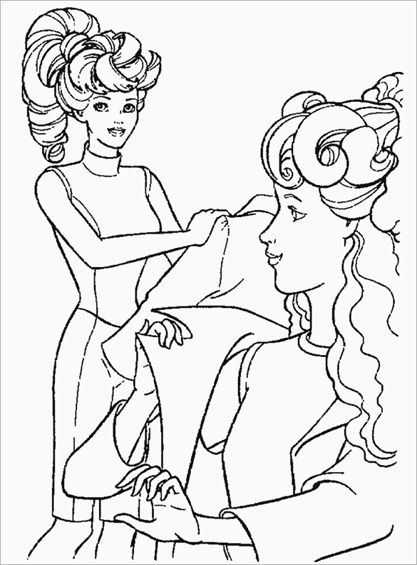 Barbie coloring pages