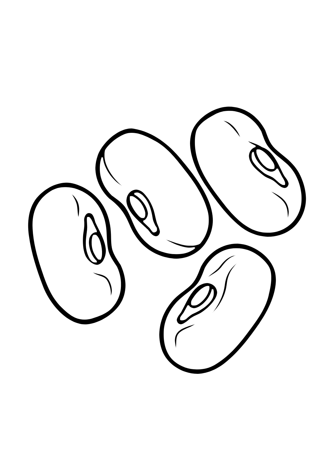 Beans coloring pages printable for free download