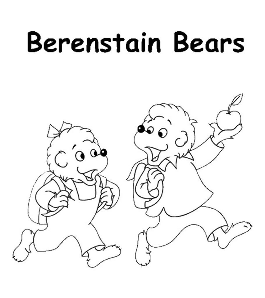 Top free printable berenstain bears coloring pages online