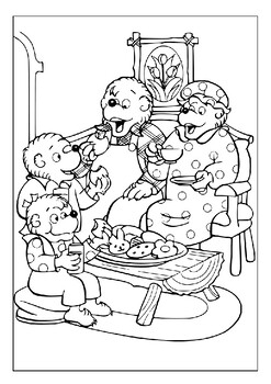 Berenstain bears printable coloring pages collection fun learning for kids