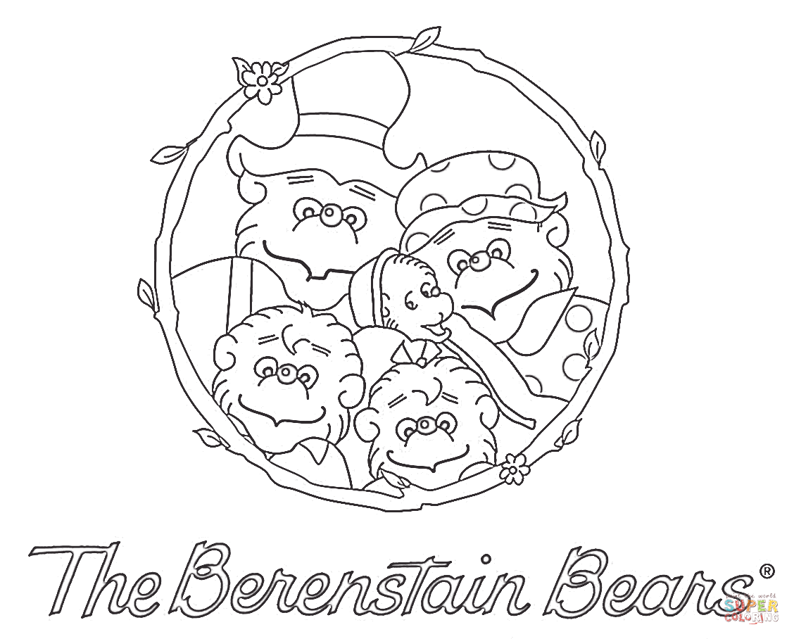 Berenstain bears coloring page free printable coloring pages bear coloring pages berenstain bears coloring pages