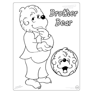 The berenstain bears imprint coloring book