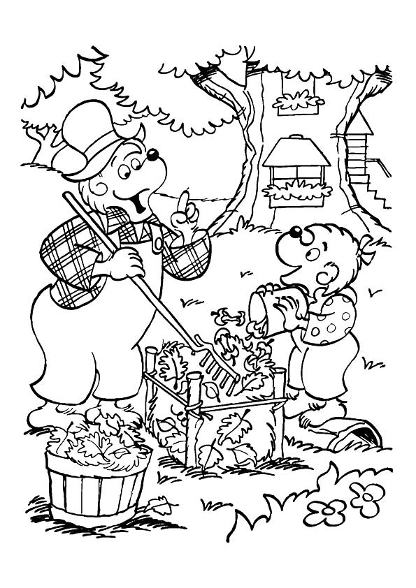 Berenstain bears coloring pages
