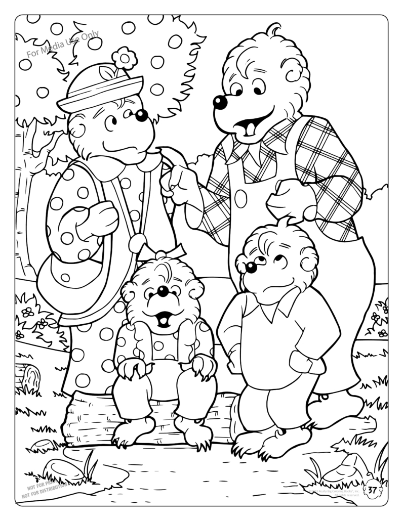 Berenstain bears coloring book