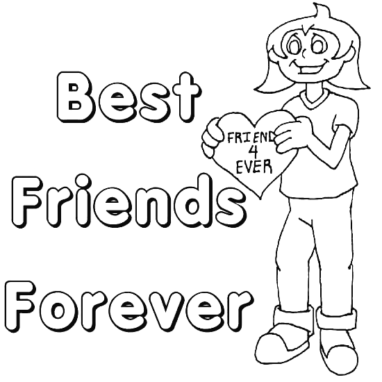 Bff coloring pages printable for free download