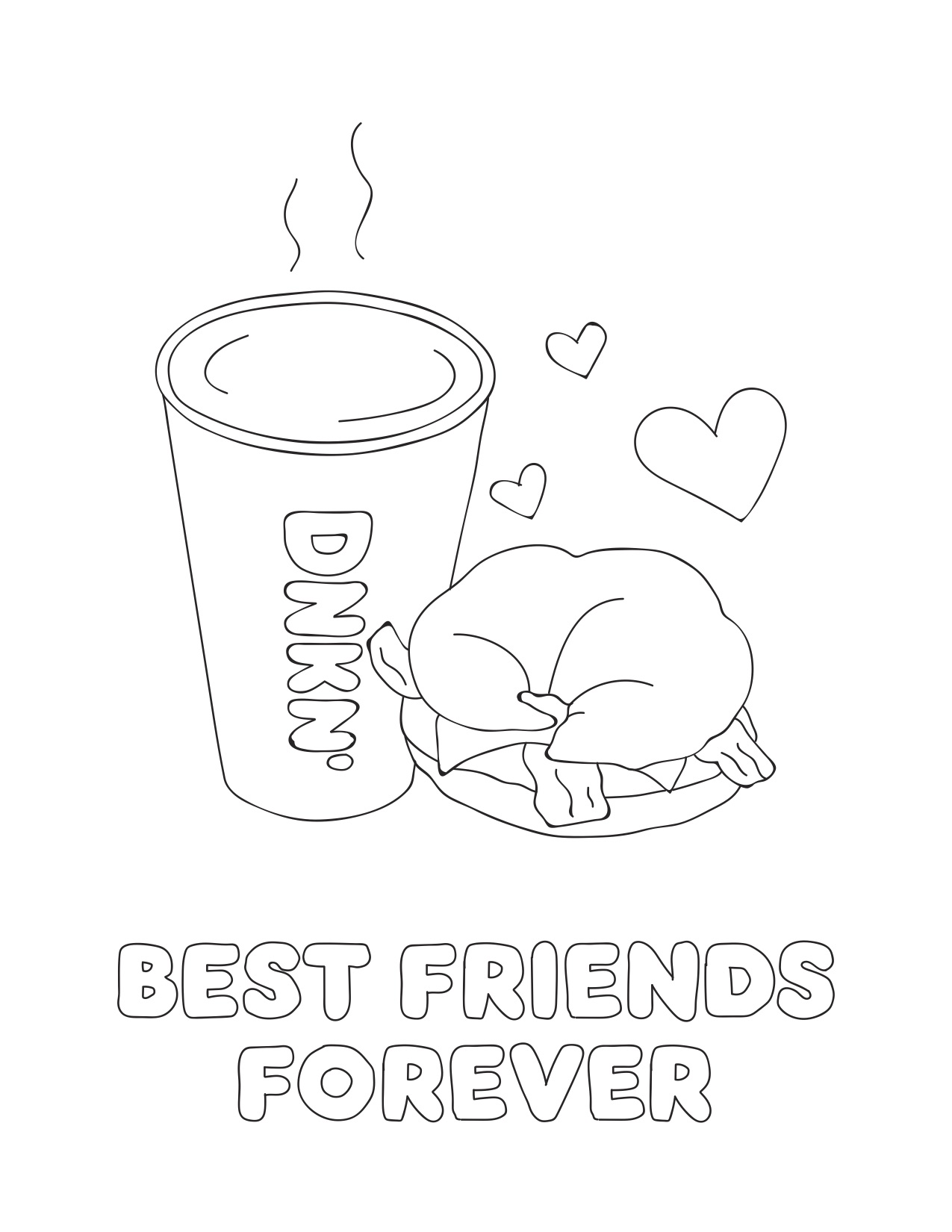 Treat your bff this national best friend day dunkin