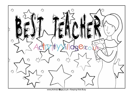 Best teacher louring page