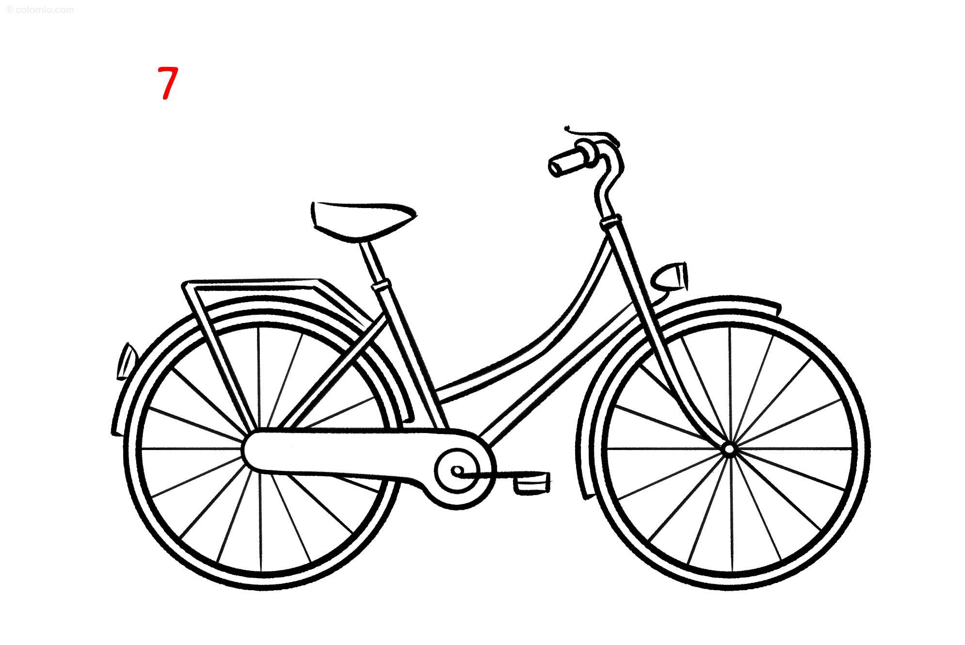 Bicycles coloring pages free printable bicycle coloring sheets