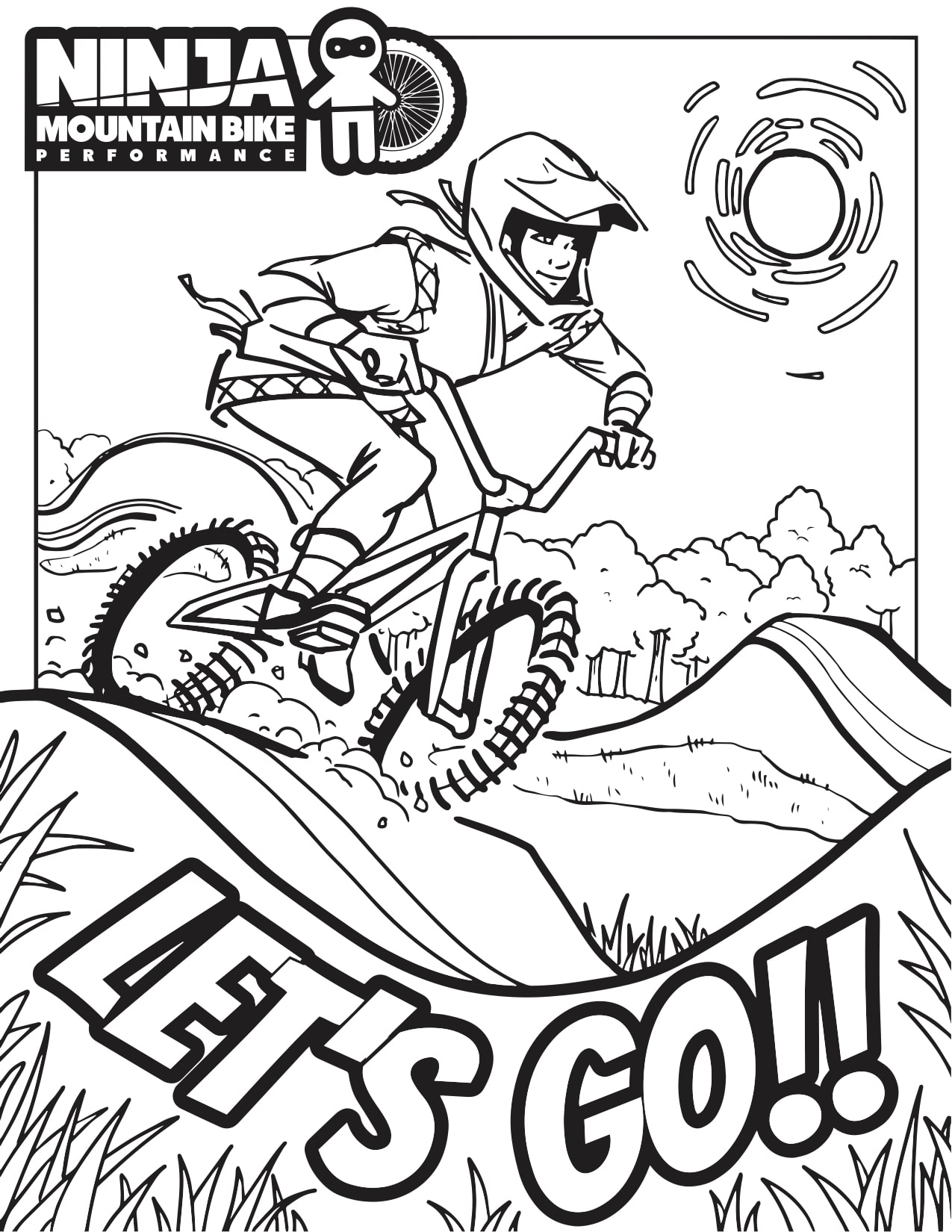 Ninja coloring pages