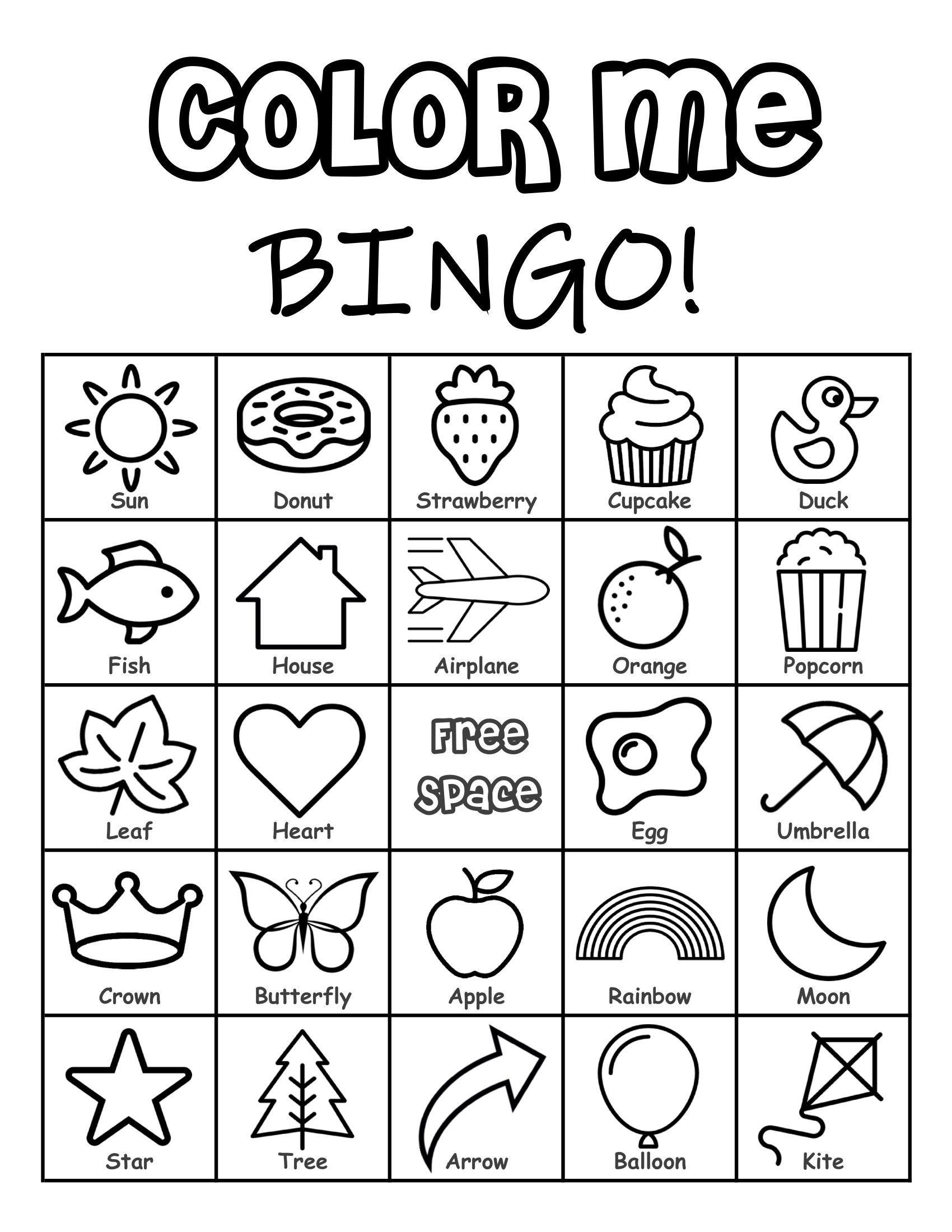 Bingo cards printable pdf download per page fun party game coloring pages memory game instant download