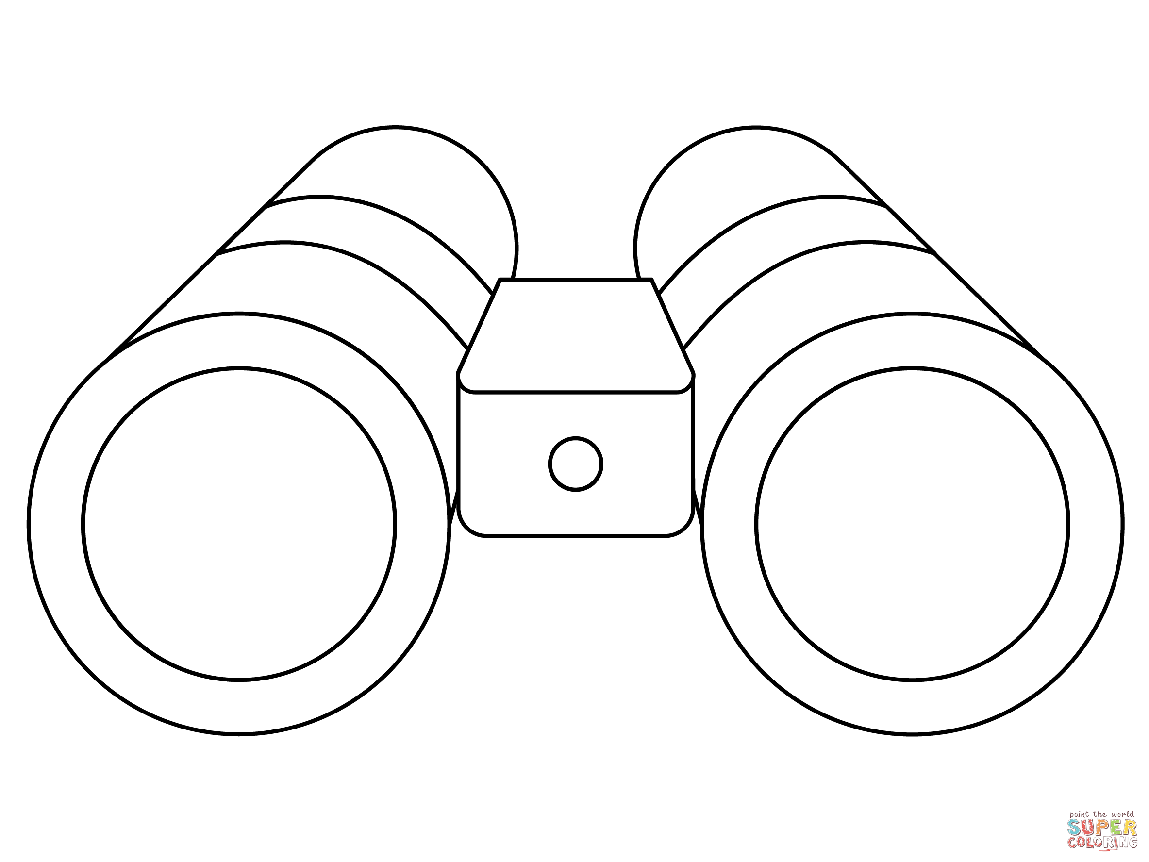 Binoculars coloring page free printable coloring pages