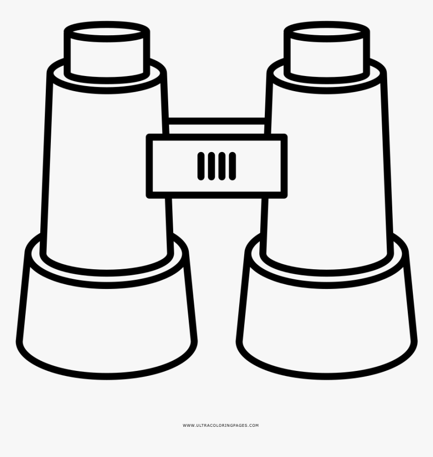 Binoculars coloring page