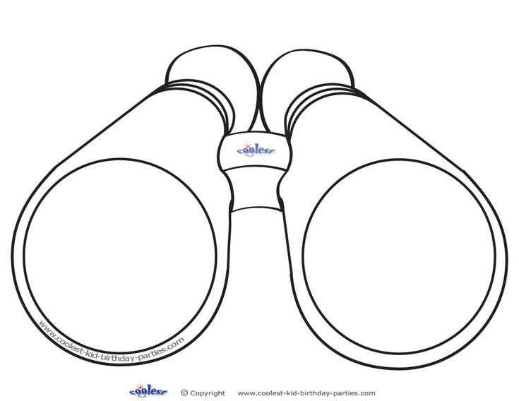 Printable binocular decoration detective themed classroom detective theme vacation bible school