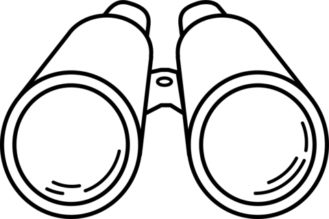 Binoculars coloring page free printable coloring pages
