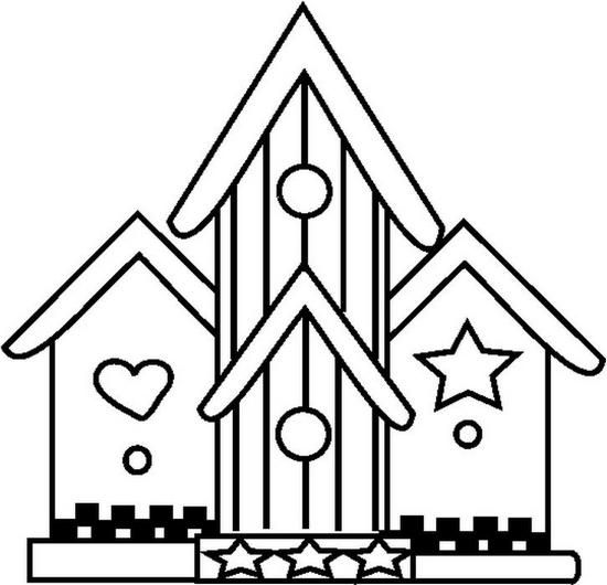Birdhouse free printable birdhouse coloring pages coloring book pages coloring books coloring pages