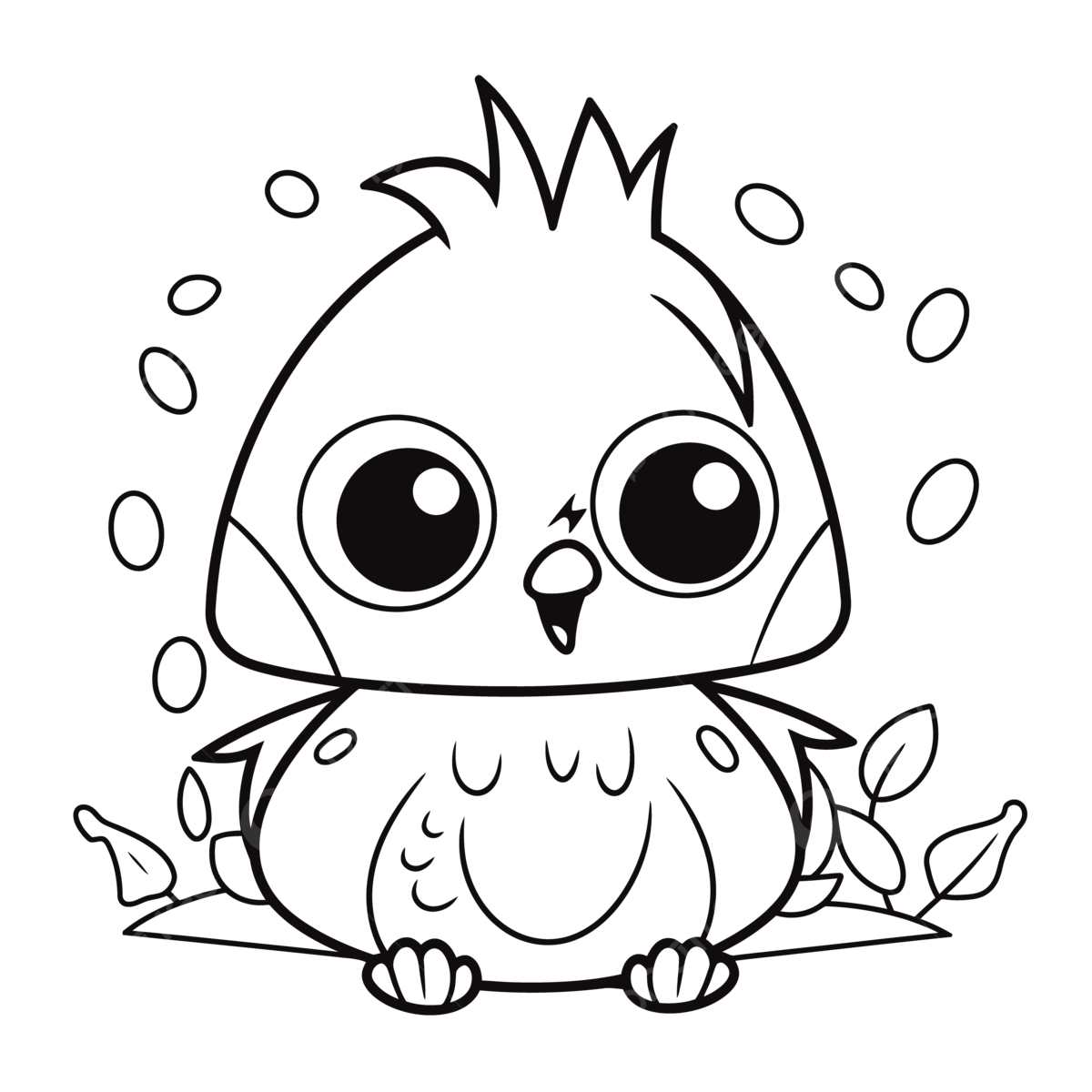 Cute bird and birds coloring pages outline sketch drawing vector bird drawing wing drawing birds drawing png and vector with transparent background for free download