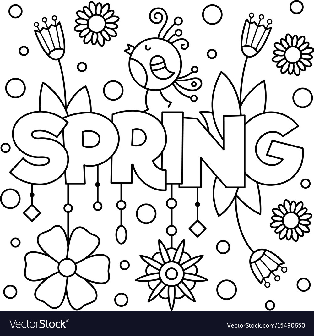 Black and white coloring page royalty free vector image