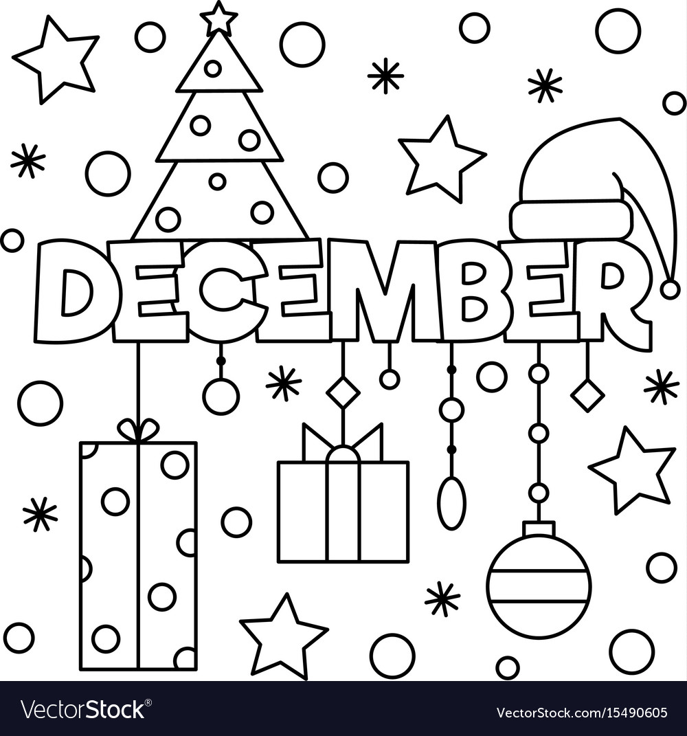 Black and white coloring page royalty free vector image