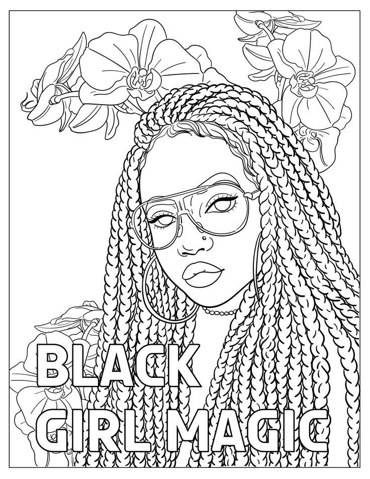 Pin on black women diversity coloring pages