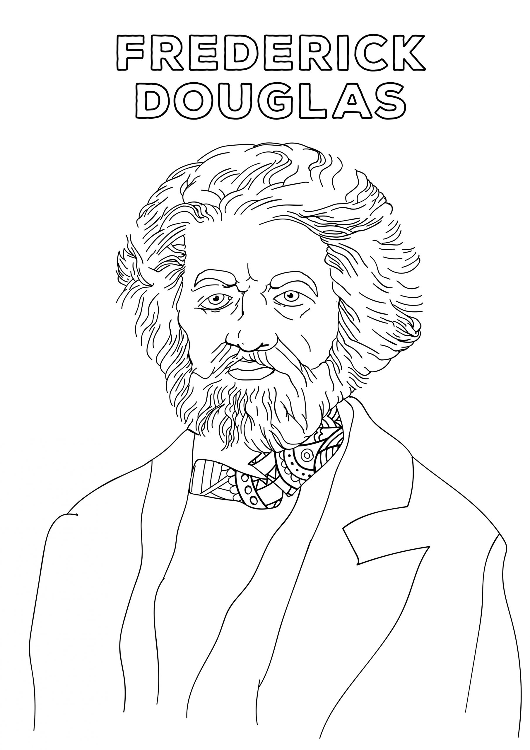Black history figures coloring book