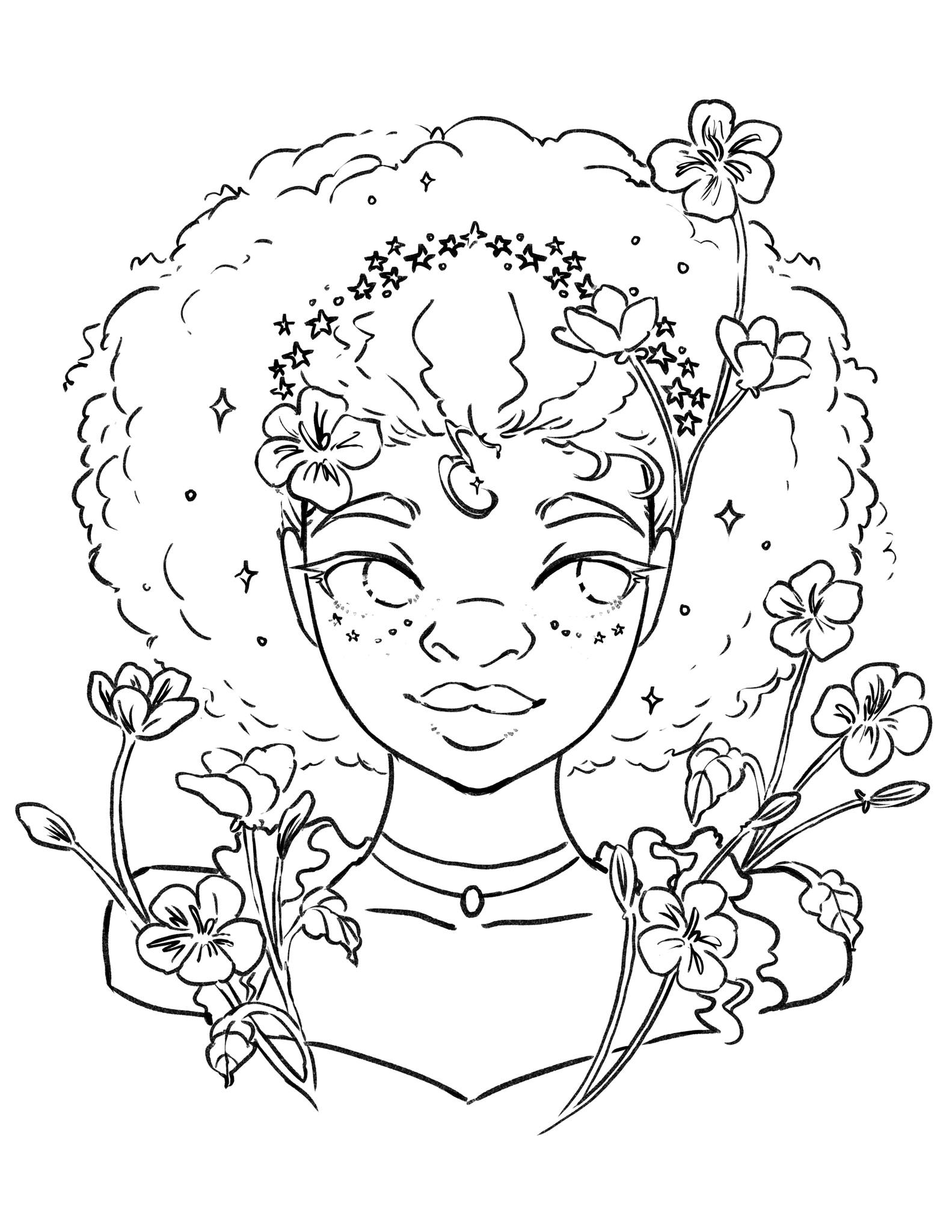 Black history month coloring page from gdbee