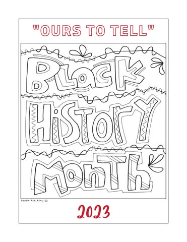 Black history month colouring book by oxmfrc