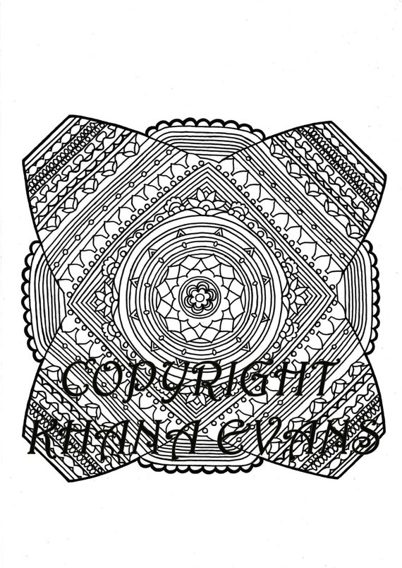 Pdf a printout sophies universe blanket colouring in design sheet hand drawn pen and ink interpretation